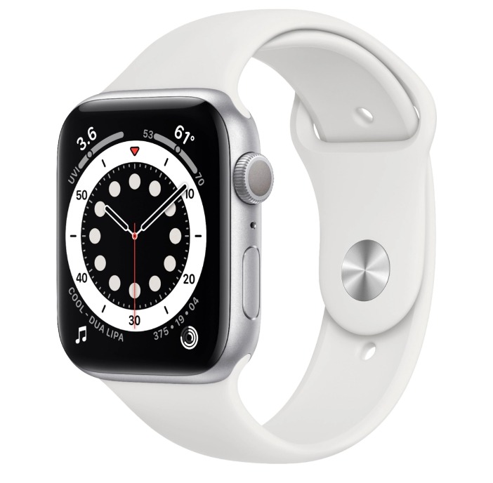 APPLE RELOJ IWATCH SERIE 6 44MM SILVER GPS ALUMINIO