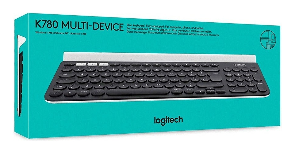 Teclado Logitech Wireless K780 Grey