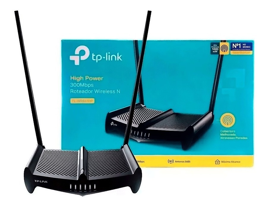 TL-WR841HP Rou Wi 300Mbps 2Ant Hi Power (0625)