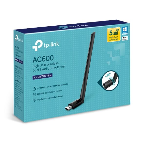 Archer T2U P.RedW USB AC600 Dual band High Gain (9862)