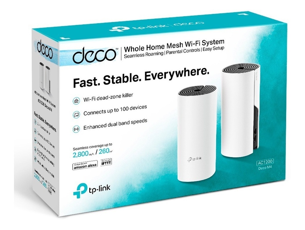 Deco M4 Pack de 2 Mesh TP Link AC1200 Giga Wifi System (4189)