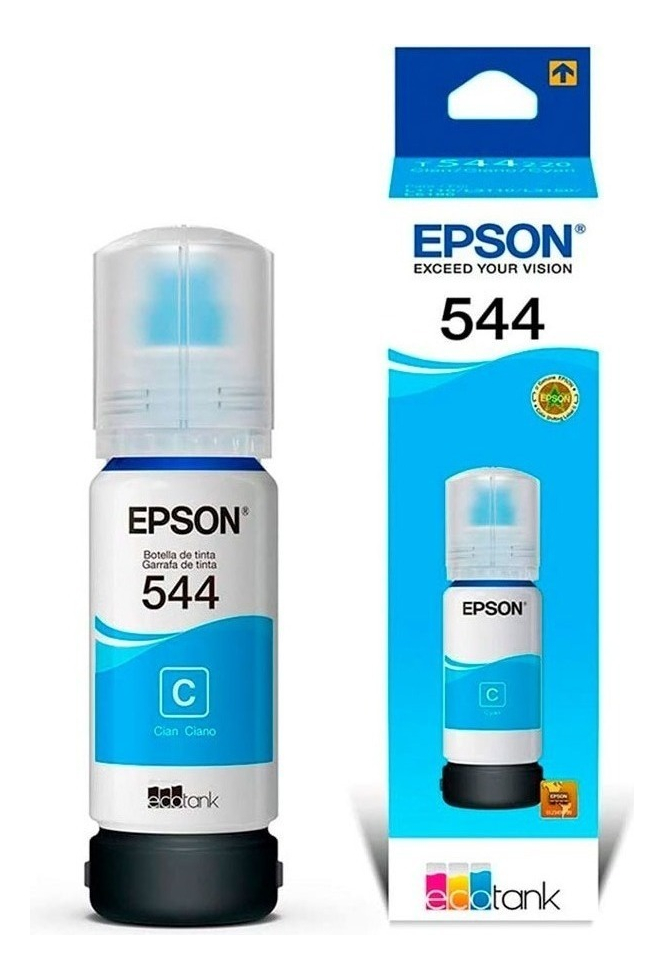 Tinta Epson 544 Cian Original T544220
