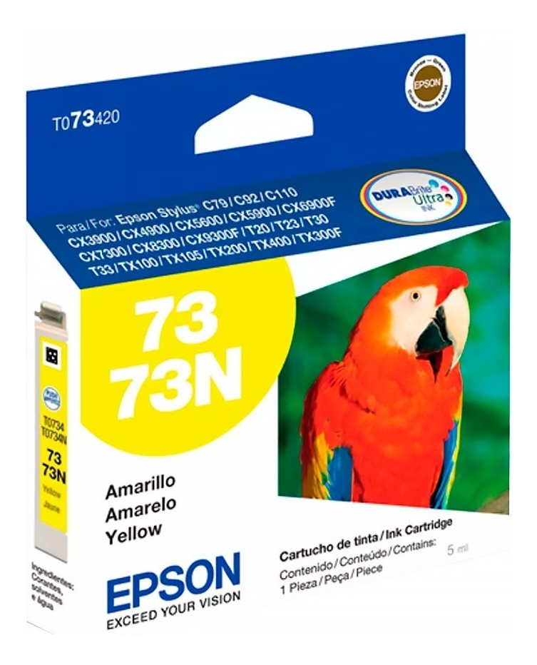 Cartucho Epson 73N Amarillo Original T073420