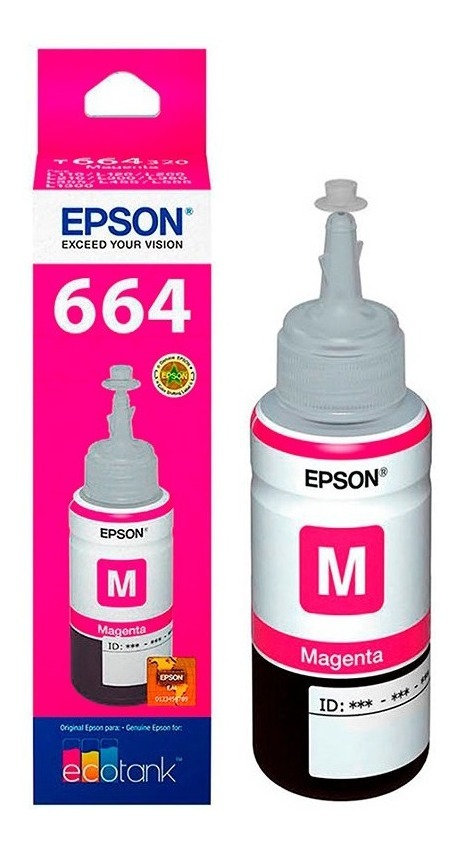 Tinta Epson 664 Magenta Original T664320