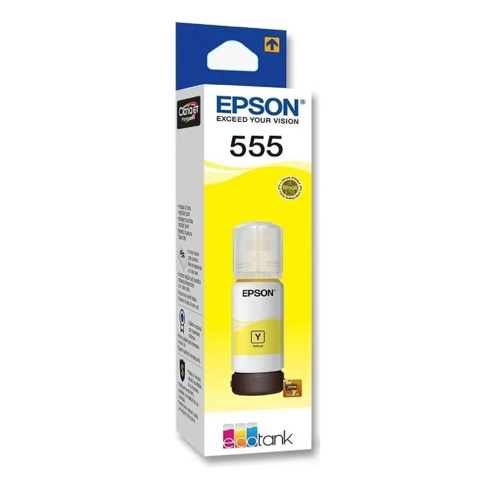 Tinta Epson 555 Amarillo T555420 Original