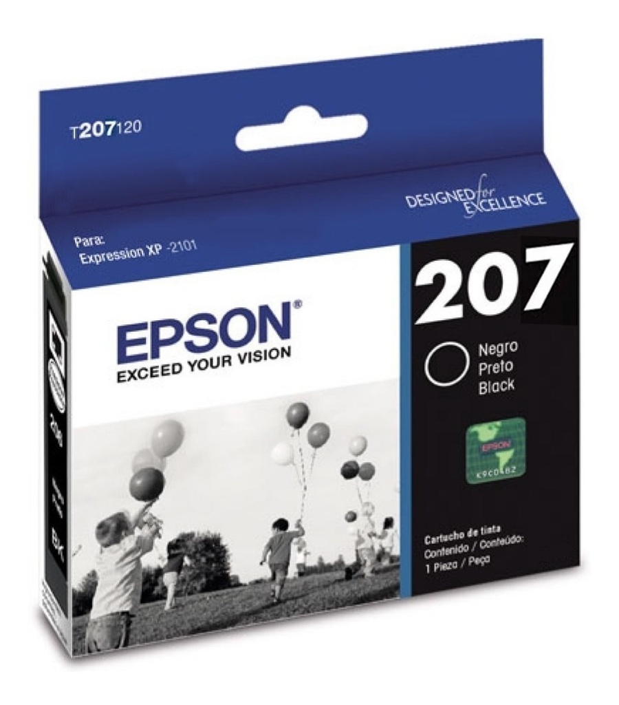 Cartucho Epson 207 Negro T207 Original