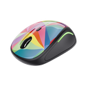 Mouse Inalámbrico Yvi FX Multicolor Ambidiestro USB