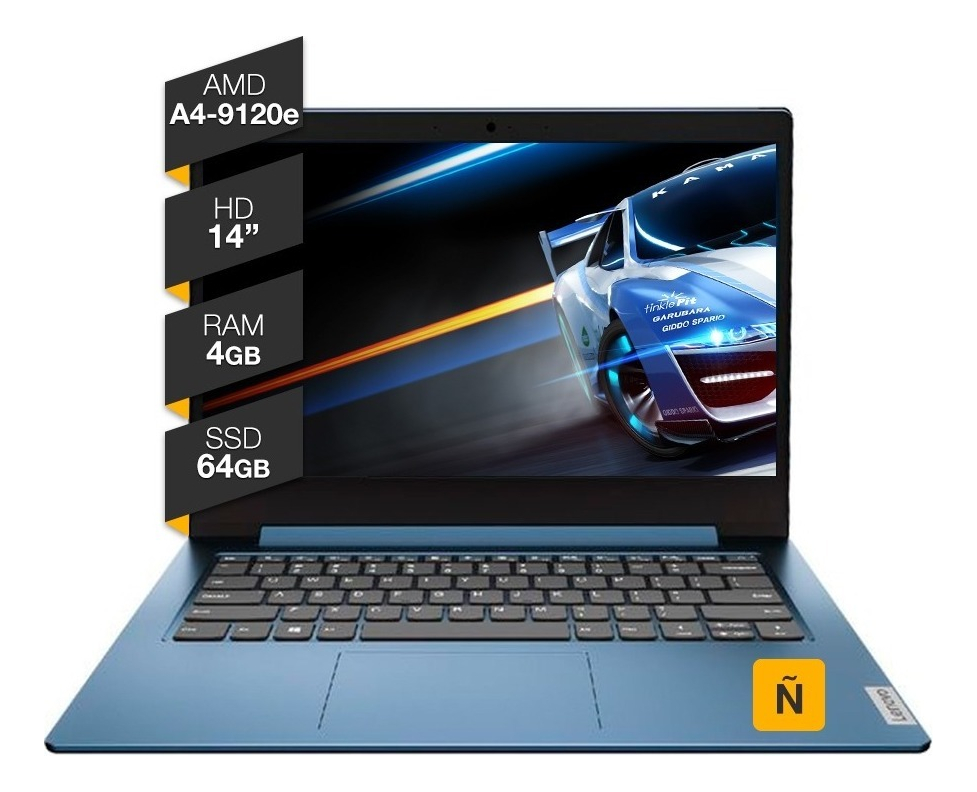 Notebook Lenovo Ideapad Slim A4 9120e 4gb 64gb 14" HD
