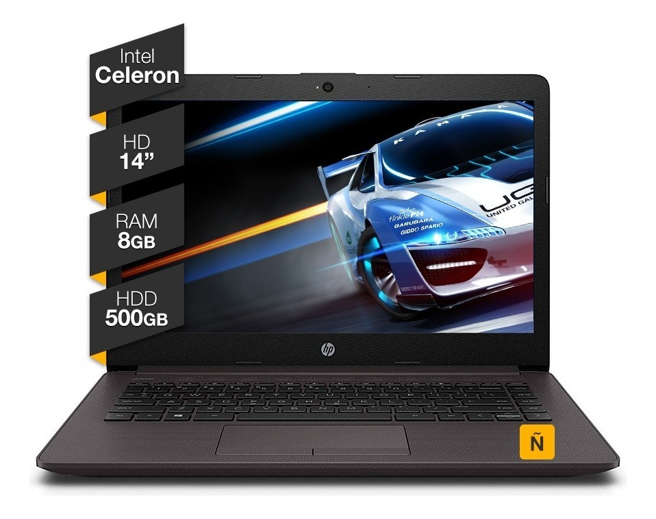 Notebook Hp 240 G7 Celeron N4100 14 4gb Ram 500gb HDD 27r70lt