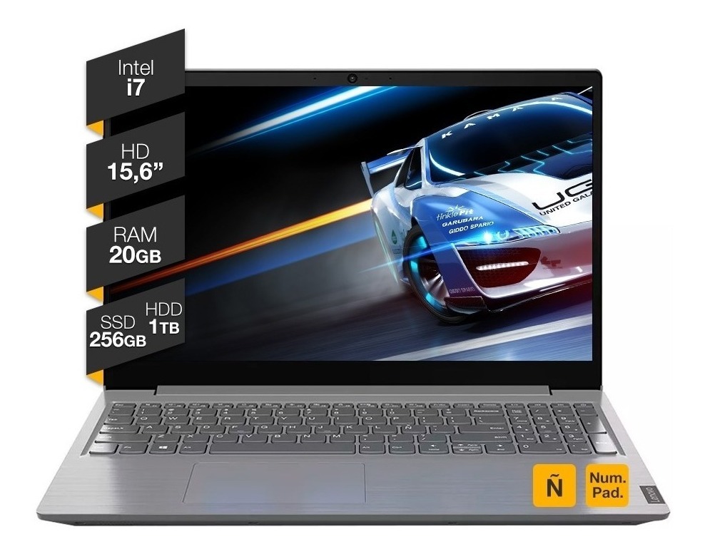 Notebook Lenovo S145-15ILL Intel I7 1065 G7 4GB  1TB 15.6 81W800MQAR