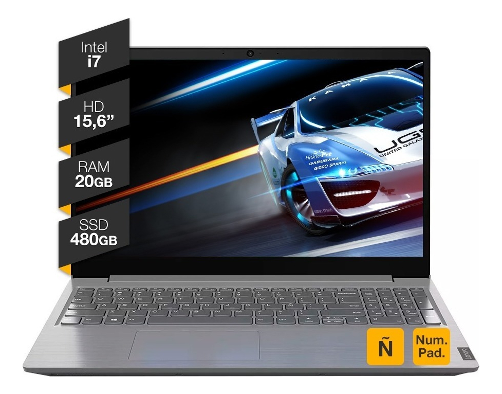 NOTEBOOK LENOVO V15-IIL CORE I7-1065G7 4GB 1TB 15.6” FREEDOS (82C50038AR)