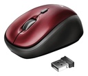 Mouse Trust Yvi Rojo Inalambrico
