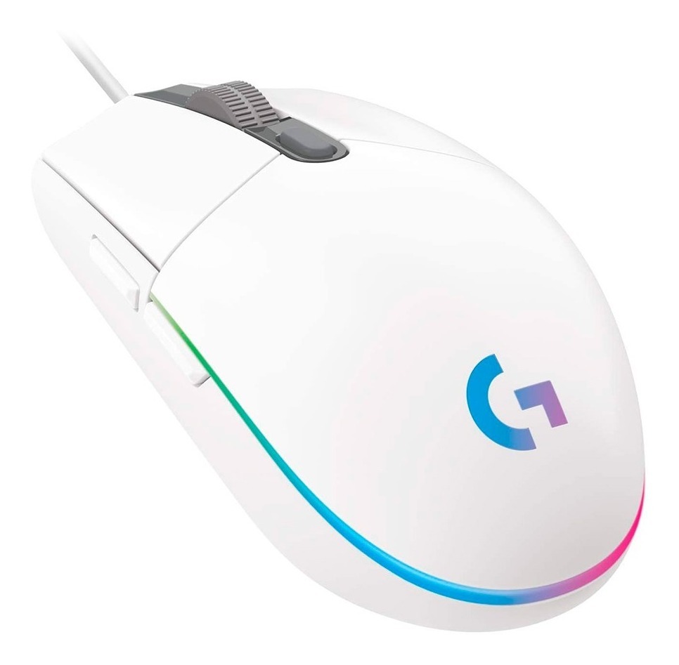 Mouse Logitech G203 Gaming Lightsync White 910-005794