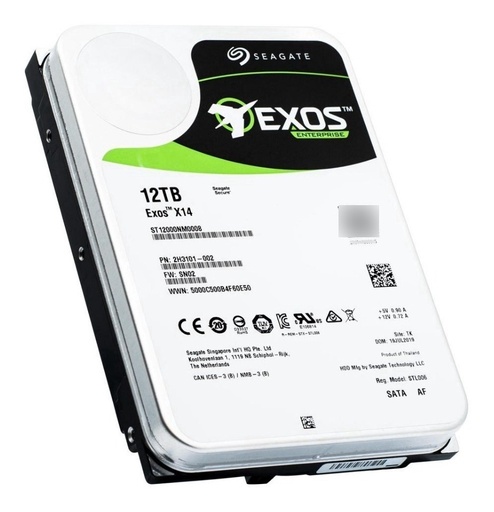 [763649118160] DISCO HDD EXOS 12TB- 2H3201-003