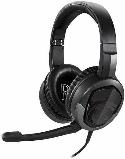 [4719072717100] Auriculares Gamer Msi Immerse Gh30 V2 Pc C/micrófono Color Negro