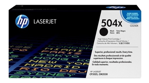[883585595693] Toner Hp 504X Negro CE250X Original