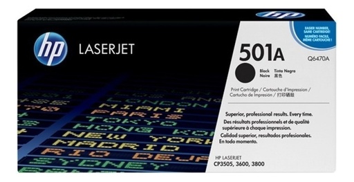 [829160703084] Toner Hp 501A Negro Q6470A Original