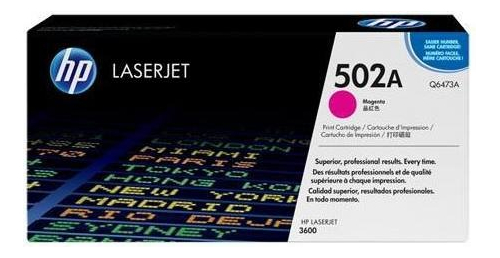 [829160703077] Toner Hp 502A Magenta Q6473A Original