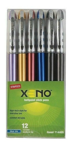 [718103113601] Birome 1MM Boligrafo x12 Colores