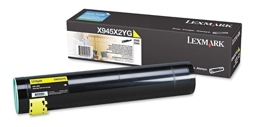 [734646299817] Toner Lexmark X940 X945 940 945 Amarillo X945X2YG Original