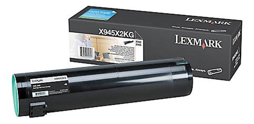 [734646299824] Toner Lexmark X940 X945 940 945 Negro X945X2KG Original