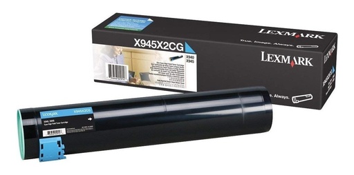 [734646299831] Toner Lexmark X940 X945 940 945 Cian X945X2CG Original