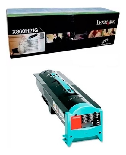 [734646317320] Toner Lexmark Negro X860H21G Original