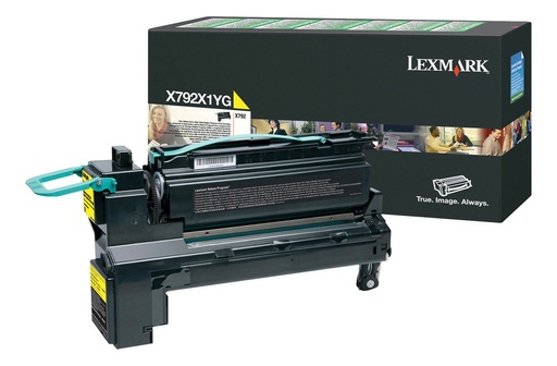 [734646251396] Toner Lexmark X792 Amarillo X792X1YG Original