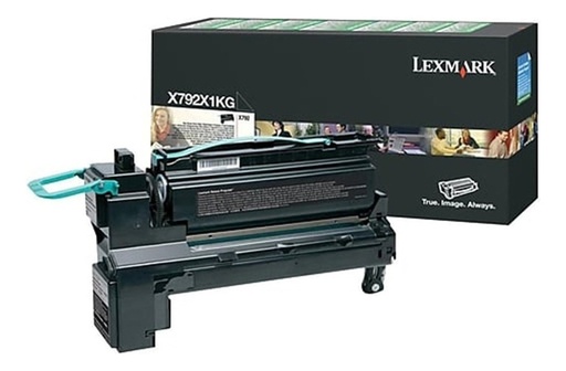 [734646251617] Toner Lexmark X792 Negro X792X1KG Original