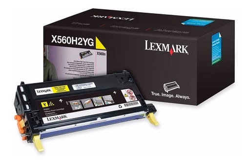 [734646058902] Toner Lexmark X560H2YG Amarillo Original