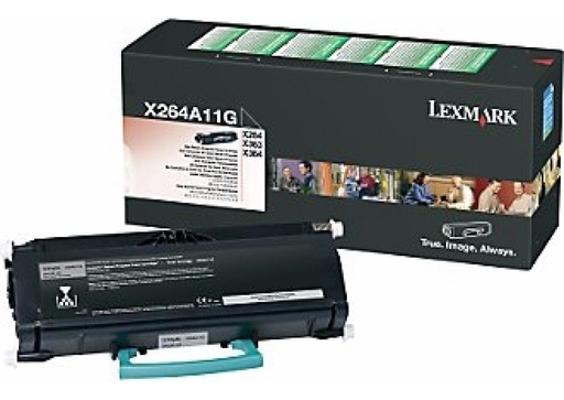 [734646317481] Toner Lexmark X264 X363 Negro X264a11g Original