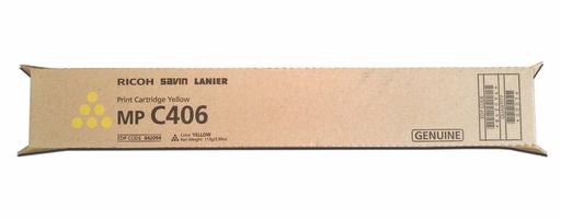 [708562037525] Cartucho De Impresion Toner Ricoh C406 Amarillo Original