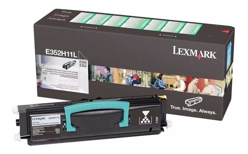 [734646258111] Toner Lexmark E350d E352dn Negro E352H11L  Original