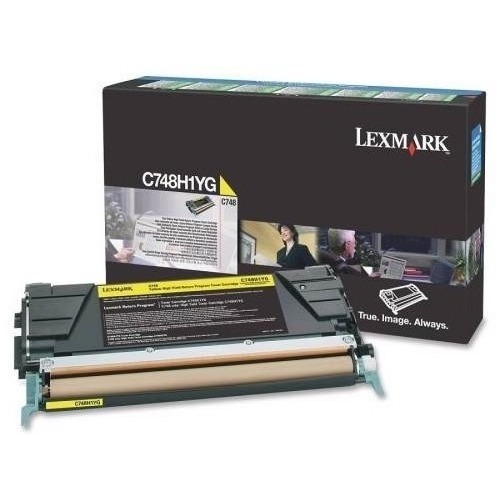 [734646319928] Toner Lexmark C748H1YG Amarillo Original
