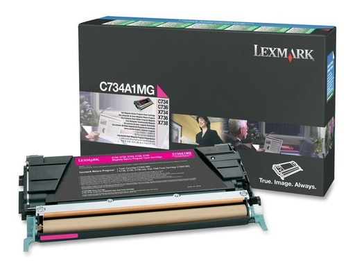 [734646047579] Toner Lexmark C734A1MG Magenta Original