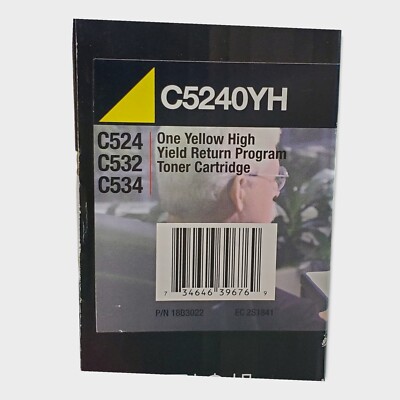 [734646396769] Toner Lexmark Amarillo C5240YH Original