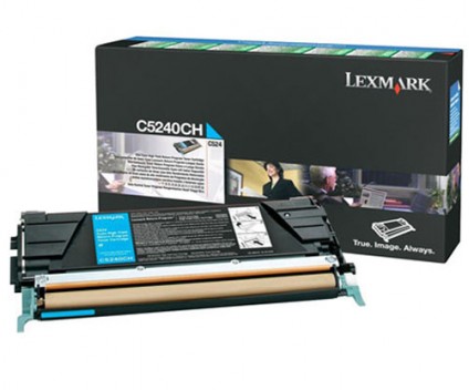 [734646396738] Toner Lexmark Cyan C5240CH Original