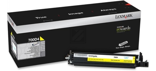 [734646436489] Developer Unit Lexmark 700D4 Amarillo Original