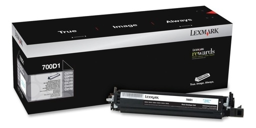 [734646436496] Developer Unit Lexmark 700D1 Negro Original