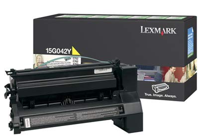 [734646118354] Toner Lexmark 15G042Y Amarillo Original