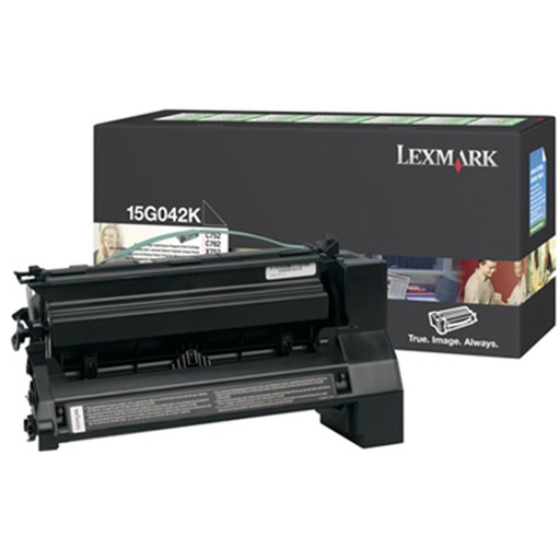 [734646118323] Toner Lexmark 15G042K Negro Original