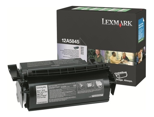 [734646222037] Toner Lexmark 12A5845 Negro Original