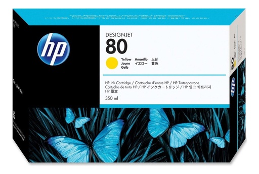 [88698629185] Cartucho Hp 80 350ml Amarillo C4848A