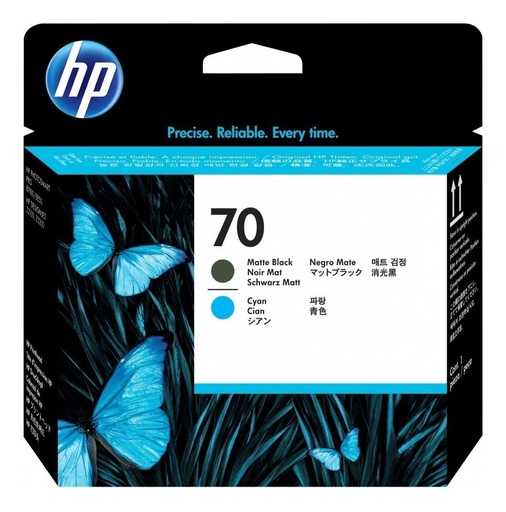 [882780390751] Cabezal Hp 70 Negro Mate / Cian C9404A