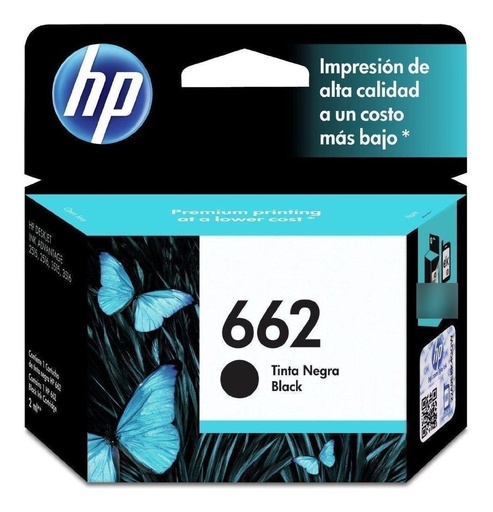 [886112670115] Cartucho Hp 662 Negro CZ103AL