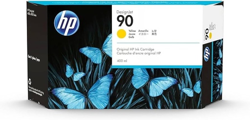 [829160222660] Cartucho Hp 90 Amarillo 400ml Original