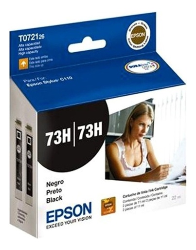 [010343866553] Cartucho Epson 73HN Negro Original T072126