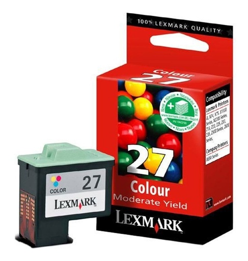 [734646962353] Cartucho Lexmark 27 Color Original