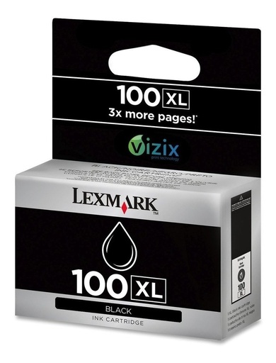 [734646966924] Cartucho Lexmark 100XL Negro