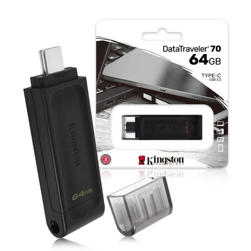 [740617305302] Pendrive Kingston DT70 64GB USB Type C 3.2